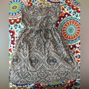 Mossimo Supply Co. Strapless Dress in Black and White